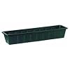 Novelty 02181 Polypro Plastic Flower Box Planter, Hunter Green, 18-Inch Length