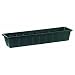 Novelty 02181 Polypro Plastic Flower Box Planter, Hunter Green, 18-Inch Length
