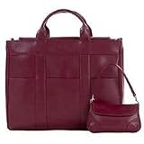 Abbi New York Caroline Laptop Bag Case Wine