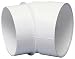 Airvac A Product Of M&S Systems Vm113/5518 45� Short Spigot Male-To-Female Pvc Fitting