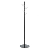 21ibB6BXQ6L. SL160  Spiral Nail Head Costumer, Eight Nail Head Hooks, Black