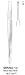 [Itm] 1:2 teeth, straight, 7, 18 cm [Acsry To]: Tissue Forceps, Gerald - 1:2 tee... see description