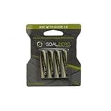 Goal Zero 11407 Rechargable AAA Batteries with Insert - 4 Pack
