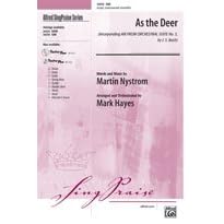Alfred Publishing 00-24334 As the Deer - Incorporating Air From Orchestral Suite No. 3, by J.S.... by 