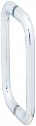 Habitat - 6" Double Tubular Pull w/o washers - Polished Chrome