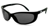 Costa Del Mar Sunglasses - Fathom- Glass / Frame: Matte Black Lens: Polarized Grey Wave 400 Glass