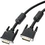 PCMICROSTORE Branded - 4.5 Meter (15 Feet) DVI-I to DVI-I M/M (Dual Link) Dgital Analog Flat Panel Cable 28 AWG UL20276 ROHS - Lifetime Warranty