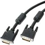 PCMICROSTORE Branded - 2 Meter (6.6 Feet) DVI-I to DVI-I M/M (Dual Link) Digital Analog Flat Panel Cable 28 AWG UL20276 ROHS - Lifetime Warranty