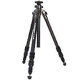 Flashpoint F-1128N Carbon Fiber Tripod, 4 Section Leg Set, Maximum Height 58.