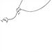 Sterling Silver Dolphin Lariat Style Anklet