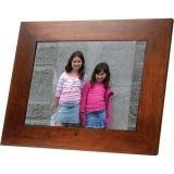 Digital Frame, 15" Walnut Wood,