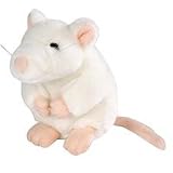 Plush Standing White Mouse 5.5