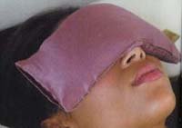 Barefoot Yoga Silk Eye Pillows (solid colors) -- with Flax Seed & Lavender Scent