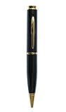 Pen with Hi-Definition DVR Camera (Black with Gold Accents)