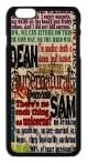 Danny Store Hardshell Cell Phone Cover Case for New iPhone 6 Plus (5.5"), SPN Supernatural Quotes