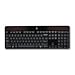 Quality Product By Logitech, Inc - Wireless Solar Keyboard K750 2.4Ghz 1/3" Thick Black