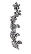 Sterling Silver Brooch - Flowers