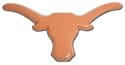 Texas Longhorns Orange Auto Emblem - Powder Coated Metal