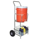 Large Wheel Cooler Cart w/10 gallon cooler