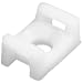 Panduit TM2S6-C Cable Tie Mount, Screw Applied, #6 Screw Mounting Method, 0.29" Counterbore Diameter, 0.28" Height, 0.43" Width, 0.63" Length (Pack of 100)