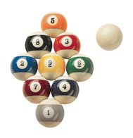 Eagle Eye Striped Ball Set - Billiards Equipment