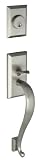 Fifth Avenue Handleset Exterior with S-Grip, Satin Nickel Finish #GS73-FAVSGR-HS-SC