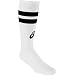 ASICS Old School Striped Knee High Socks - SIZE: Medium, COLOR: White/Black