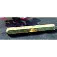 Large Nine Inch Iron Pyrite Massage Wand Polished Rock Crystal