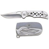 Maxam� Belt Buckle with Hidden/Removable Liner Lock Knife