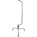 Liberta Bird Cage Stand on Wheels - Metal Silver Effect - Height Adjustable