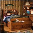 Lea Jackson Creek Kids Wood Bookcase Bed 5 Piece Bedroom Set in Distressed  ....