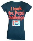 Pepsi-Cola Women's 1970's Vintage Pepsi Challenge T-Shirt