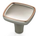 Amerock BP27006-WNC Porter Knob 1-1/8-Inch Diameter, Weathered Nickel Copper