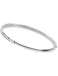 Diamond Bangle Bracelet 14K White 1/3 Ct Tw 66377