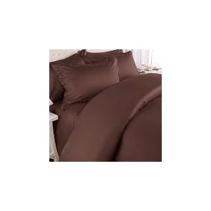 1200 Thread Count KING Size 4pc Egyptian Bed Sheet Set, Deep Pocket, CHOCOLATE.
