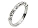 Baguette Shape Diamond Bar Set Half Circle, 18k White Gold, Ring Size 6.5 (T.w 0.70)