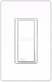 Lutron Single-Pole Wall Switches Claro-style White