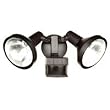 Heath Zenith SL-5318-BZ-A Motion-Sensing Shielded Wide-Angle Twin Security Light, Bronze