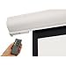 Da-Lite Designer Contour Electrol with Built-in Infrared Remote - Projection screen (motorized) - 120 in - 4:3 - High Contrast Matte White - white
