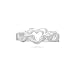 Cut Out Heart Toe Ring