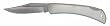 Silver Aluminum Anodized Handle Folder w/Lanyard - Knives - Pocket/Folder
