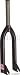 Sporting Goods : Volume 3/8" Black Feather Weight Fork
