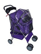 Classic Purple 4 Wheel Pet Stroller