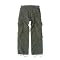Vintage Paratrooper Cargo Pants, Washed for a Retro Look and Feel -Chocolate Brown