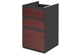 Office Products : 3 Drawer Pedestal In Bordeaux Cherry - Contemporary Office Collection