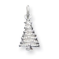 Buy Sterling Silver Christmas Tree Charm by West Coast Jewelry