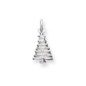 Buy Sterling Silver Christmas Tree Charm by West Coast Jewelry