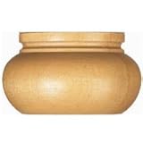 Maple Bun Feet 2-5/8” x 4-1/2” Overall Diameter