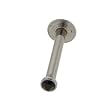 STAINLESS STEEL MONROE WITH BLACK CZ Gauge: 16, Ball Size: , Length: 8mm Sold as a Pair