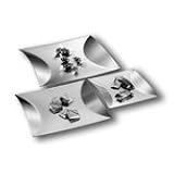 Review mono  / Square stainless steel trays 3 piece set by mono